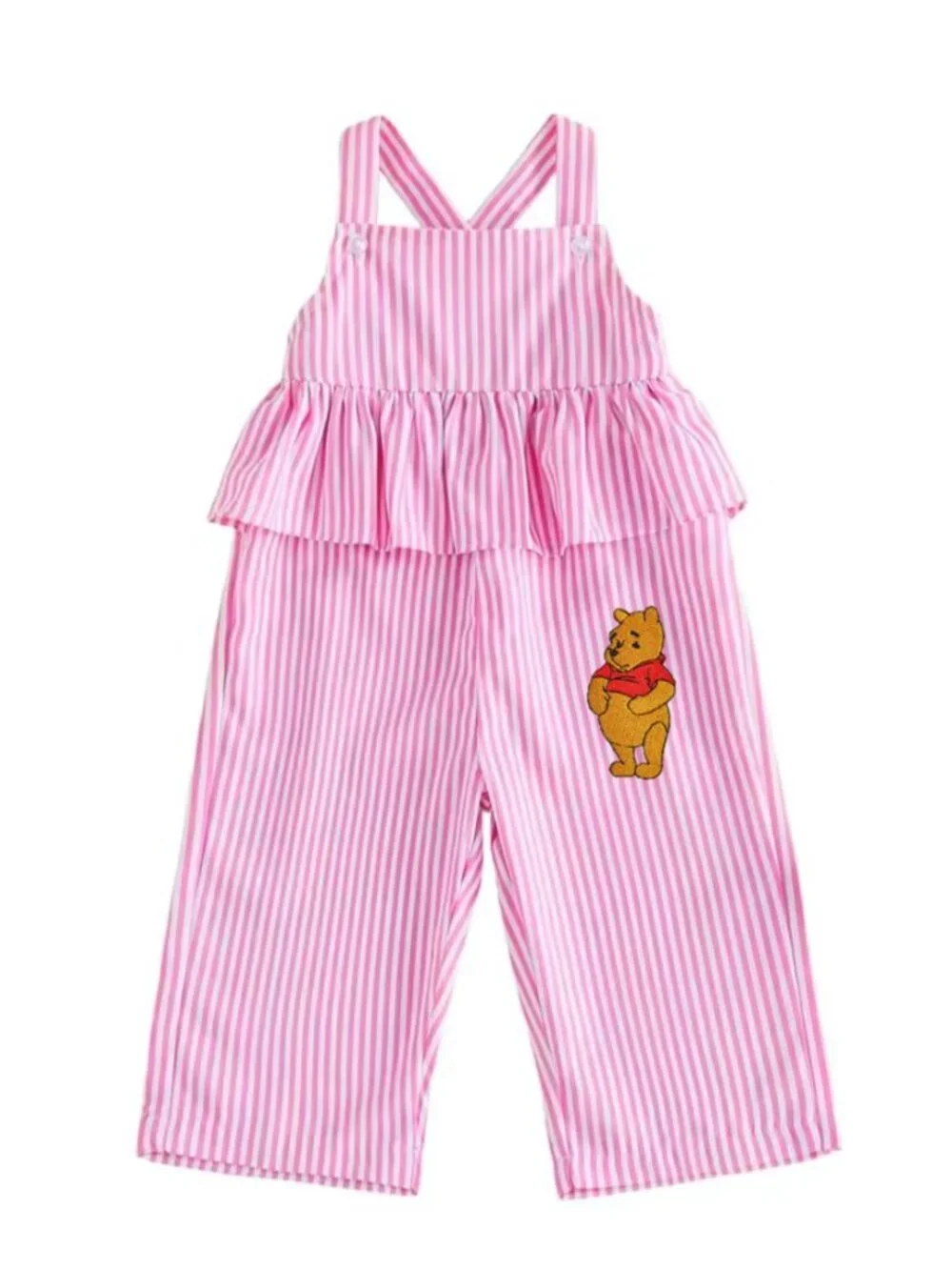 Winnie the Pooh Overalls Winnie Pooh Jumpsuit Second Birthday Disney Bodysuit